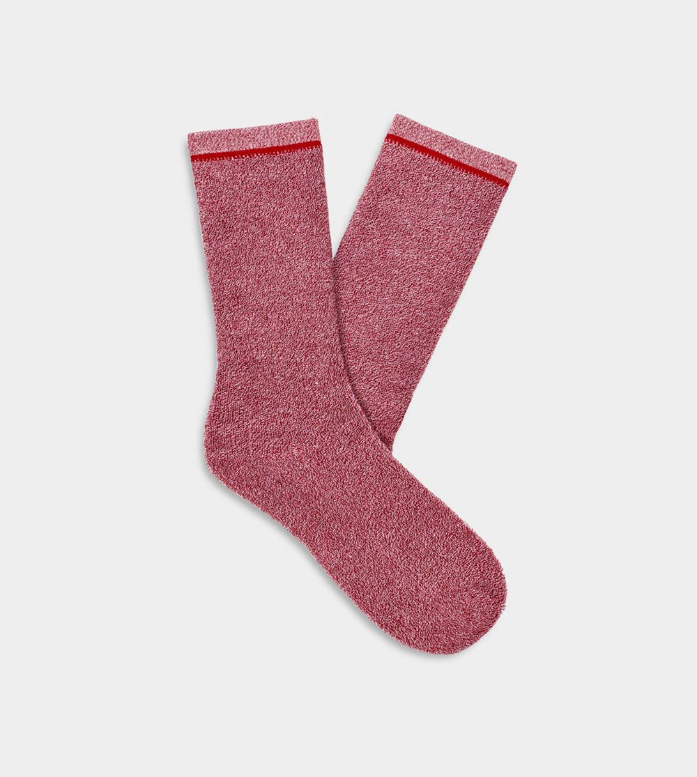 Ugg Sock Mens - Ugg Kyro Cozy Crew Claret - 953TZQJBS